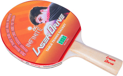 INFINITE LAZER DRIVE Red, Black Table Tennis Racquet(Pack of: 1, 0.2 kg)