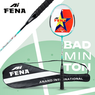 Fena Double Diamond Green Strung Badminton Racquet(Pack of: 1, 100 g)