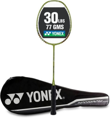 YONEX Nanoray 72 Light Gold Strung Badminton Racquet(Pack of: 1, 77 g)