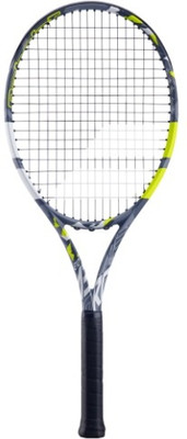 BABOLAT EVO AERO UNSTRUNG Grey, Yellow Unstrung Tennis Racquet(Pack of: 1, 275 g)