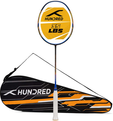 Hundred Atomic X 35 SPD X-Flex Shaft Black, Blue Unstrung Badminton Racquet(Pack of: 1, 80 g)