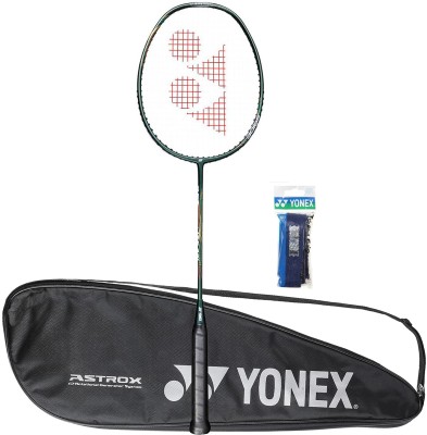 YONEX Combo of 2, 1 Astrox Lite 43i Badminton Racket, 1 Towel Grip Green Strung Badminton Racquet(Pack of: 1, 77 g)