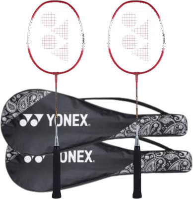 YONEX ZR 100 Light Combo Red Strung Badminton Racquet(Pack of: 2, 95 g)