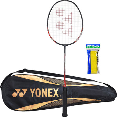 YONEX Nanoflare Speed 7 (Made in India) With Grip (32 lbs, 80 gms) Red Strung Badminton Racquet(Pack of: 1, 80 g)