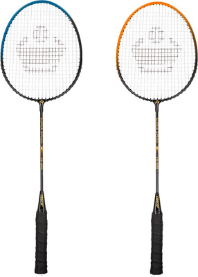 COSCO cb-888 aluminium badminton racket, full cover, racket set Multicolor Strung Badminton Racquet(Pack of: 2, 100 g)