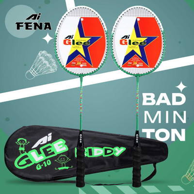 Fena Badminton Racquet Pack of 2 For Kids Pink Strung Badminton Racquet(Pack of: 2, 100 g)