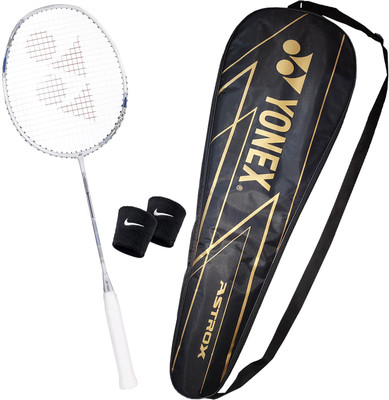 YONEX Astrox Attack 9 (MAX FORCE) White Strung Badminton Racquet(Pack of: 1, 80 g)