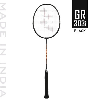 YONEX GR 303i Black Strung Badminton Racquet(Pack of: 1, 88 g)