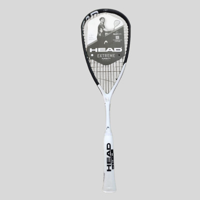 SatyaDevSports Squash Rackets Head Black, White Strung Squash Racquet(Pack of: 1, 110 g)