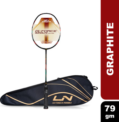 LI-NING G-Force 5900 Superlite / 79 grams / G6 Black, Blue, Orange Unstrung Badminton Racquet(Pack of: 1, 79 g)