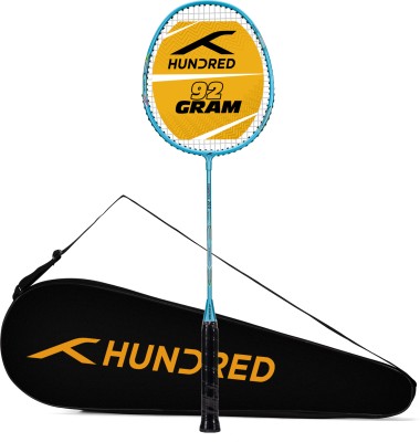 Hundred POWERTEK 200 Blue Strung Badminton Racquet(Pack of: 1, 95 g)