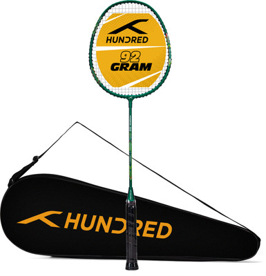 Hundred POWERTEK 200 Green Strung Badminton Racquet(Pack of: 1, 95 g)