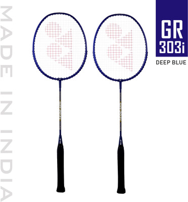 YONEX GR303i Blue Strung Badminton Racquet(Pack of: 2, 95 g)