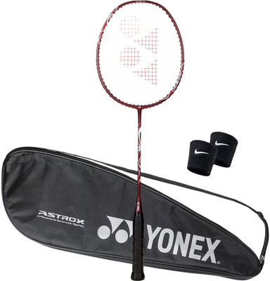 YONEX Astrox Lite 45i HM Graphite | Shaft Flexibility | 5U G4-(3.5 inches) Red Strung Badminton Racquet(Pack of: 1, 77 g)