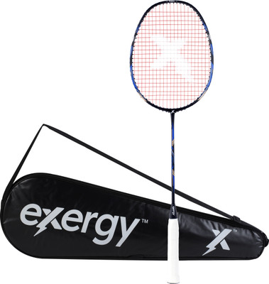 Exergy Punch Black Strung Badminton Racquet(Pack of: 1, 79 g)