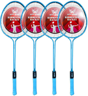 SPO Zone Premium Quality Badminton Rackets With Nylon Shuttle Cocks_11 Badminton Kit
