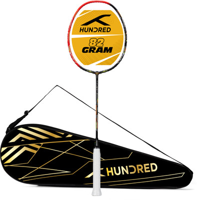 Hundred T-Fusion 500 Ctrl Black Unstrung Badminton Racquet(Pack of: 1, 82 g)