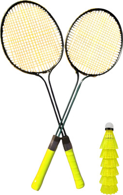 kickmixsports Badminton Raquet Green Strung Badminton Racquet(Pack of: 1, 200 g)