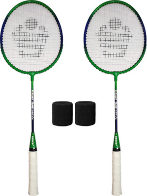 COSCO CB-80 Junior (Kids) Badminton Racket With Wrist Band Green Strung Badminton Racquet(Pack of: 1, 280 g)