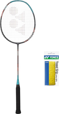 YONEX Astrox Attack 9 (Made in India) With Grip (32 lbs, 80 gms) Green Strung Badminton Racquet(Pack of: 1, 80 g)