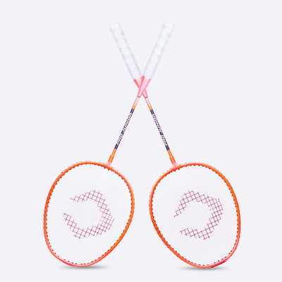 CAPTAIN PRO JUNIOR BADMINTON RACQUET FOR BOYS AND GIRLS, Orange Strung Badminton Racquet(Pack of: 2, 92 g)