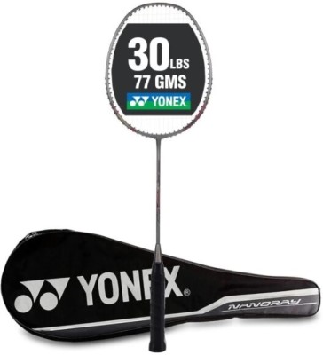 YONEX Nanoray 72 Light Grey Strung Badminton Racquet(Pack of: 1, 77 g)