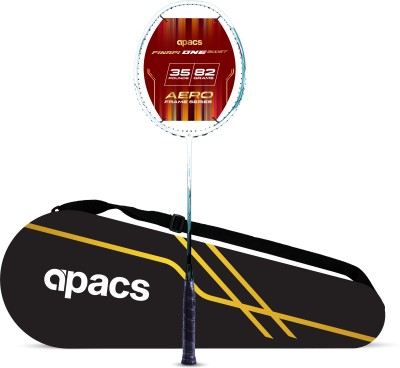 apacs Finapi one boost White Unstrung Badminton Racquet(Pack of: 1, 82 g)