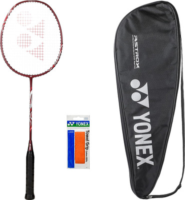 YONEX Astrox Lite 45i (Developed by Japan) Towel Badminton Grip Red Strung Badminton Racquet(Pack of: 1, 77 g)