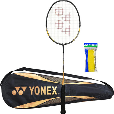 YONEX Nanoflare Speed 7 (Made in India) With Grip (32 lbs, 80 gms) Yellow Strung Badminton Racquet(Pack of: 1, 80 g)
