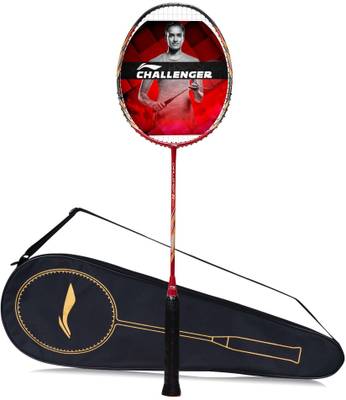 LI-NING Challenger Boost Red Strung Badminton Racquet