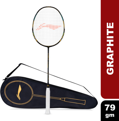 LI-NING G-Force X5 Black, Blue, Gold Strung Badminton Racquet(Pack of: 1, 1 kg)