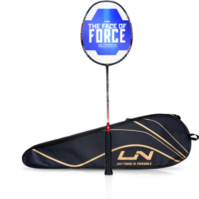 LI-NING G-Force 3900 Ii Superlite Grey Strung Badminton Racquet(Pack of: 1, 78 g)