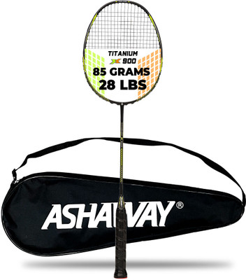 ASHAWAY TITANIUM X 900 YELLOW Green Strung Badminton Racquet(Pack of: 1, 85 g)