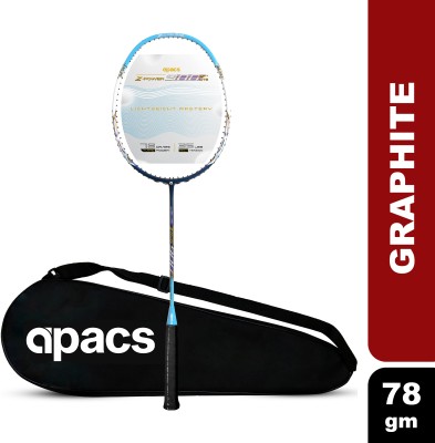 apacs Z Power 900 RP+ Lite (Lightweight, Extra Slim Shaft) 35LBS | Japan HM Graphite Blue Unstrung Badminton Racquet(Pack of: 1, 78 g)