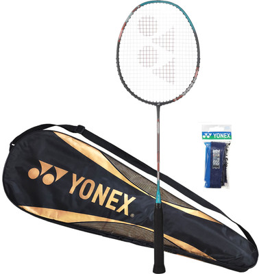YONEX Astrox Attack 9 Badminton Racket With Towel Grip Green, Blue Strung Badminton Racquet(Pack of: 1, 80 g)