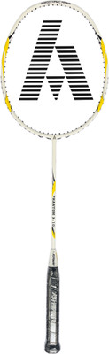 ASHAWAY PHANTOM X - 10 White, Yellow Unstrung Badminton Racquet(Pack of: 1, 85 g)