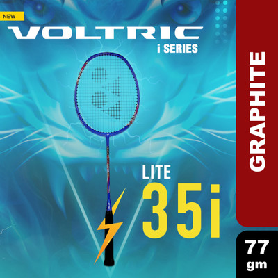 YONEX Voltric Lite 35i Blue Strung Badminton Racquet(Pack of: 1, 77 g)