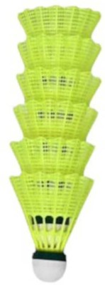 Forgesy 6 nylon shuttles Nylon Shuttle  - Green(Medium Fast, 78, Pack of 6)