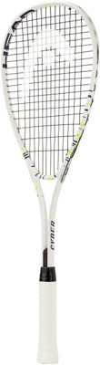 Head Cyber Edge White Strung Squash Racquet(Pack of: 1, 195 g)