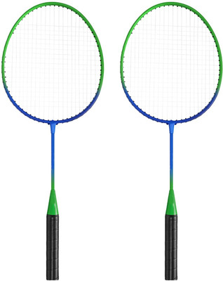 dniepar 2 Pc Lightweight Kids Badminton Racket Set with Carry Bag Multicolor Strung Badminton Racquet(Pack of: 1, 313 g)