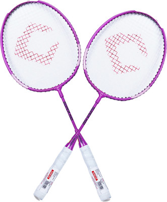CAPTAIN SUPER KID BADMINTON RACQUETS FOR KIDS Pink Strung Badminton Racquet(Pack of: 2, 100 g)