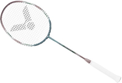 VICTOR DriveX Nano6 4U G5 Strung All-Around Pro Brown, White, Grey Strung Badminton Racquet(Pack of: 1, 85 g)