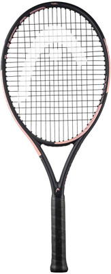 Head IG CHALLENGE TEAM L- 4 3/8 Black, Pink Strung Tennis Racquet(Pack of: 1, 260 g)