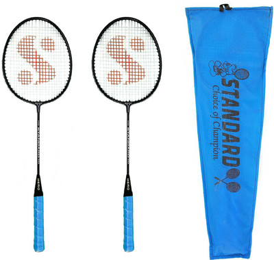 IPLLIVE Hero with cover Multicolor Strung Badminton Racquet(Pack of: 2, 350 g)