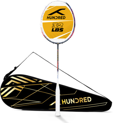 Hundred POWER RAY 900 Orange Strung Badminton Racquet(Pack of: 1, 79 g)