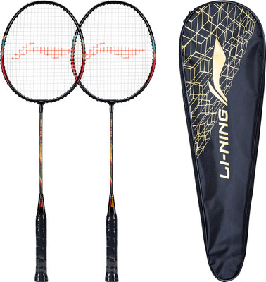 LI-NING Smash XP 60 IV Badminton Racket (Set of 2 + 1 Full Cover) (Strung, Black / Pink) Multicolor Strung Badminton Racquet(Pack of: 3, 95 g) LI-NING Smash XP 60 IV Badminton Racket (Set of 2 + 1 Full Cover) (Strung, Black / Pink) Multicolor Strung Badminton Racquet(Pack of: 3, 95 g)