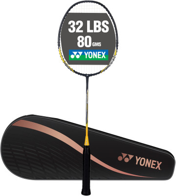 YONEX Nanoflare Speed 7 Grey, Yellow Strung Badminton Racquet(Pack of: 1, 80 g)