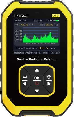 Real Instruments Geiger Counter Nuclear Portable Radiation Detector With LCD Display EMF Meter Radiation Monitor(Digital)