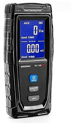 Real Instruments EMF Meter Rechargeable Digital Electromagnetic Field Radiation Detector EMF Radiation Monitor(Digital)