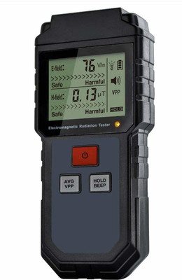 Real Instruments Emf Meter Battery Powered Electromagnetic Radiation Tester LCD Emf Detector Radiation Monitor(Digital)